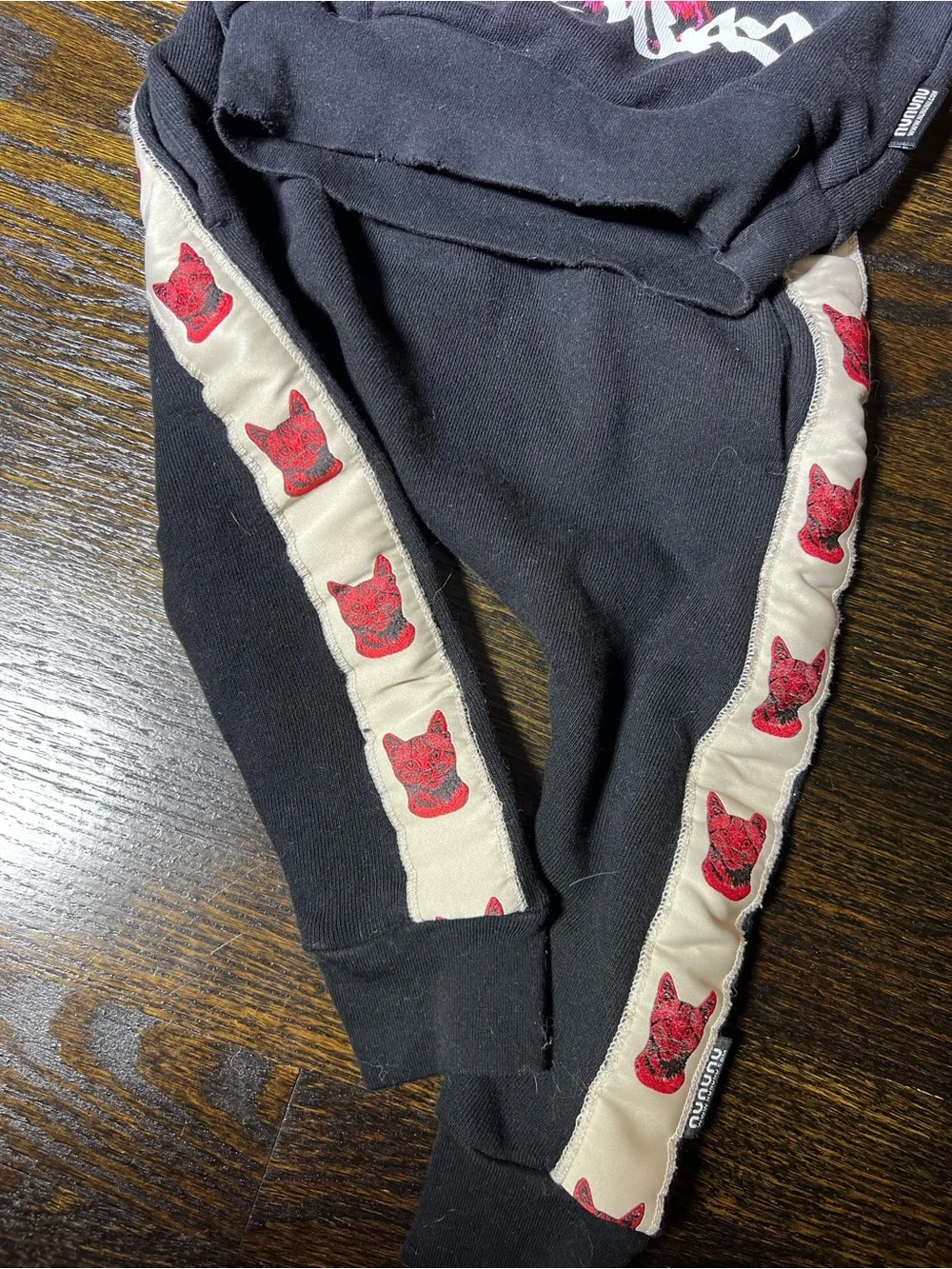 Nununu 12-18 Months Black Cool Cats Sweatshirt and Pants Set